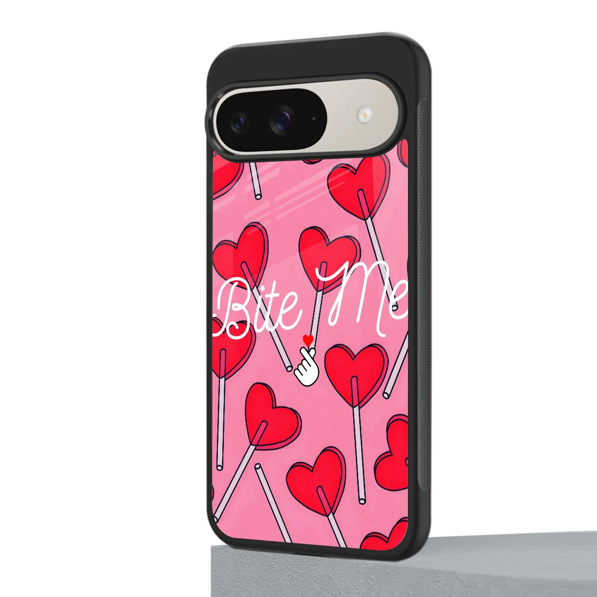 Bite Me google pixel 9 mobile cover | shockproof glass phone case