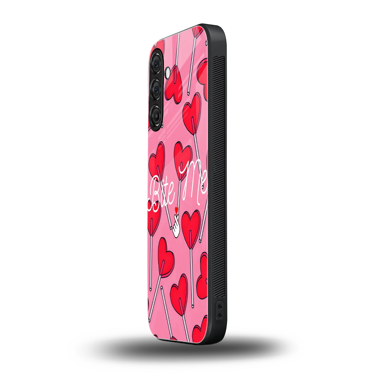 Bite Me samsung galaxy m35 5g mobile cover | shockproof glass phone case