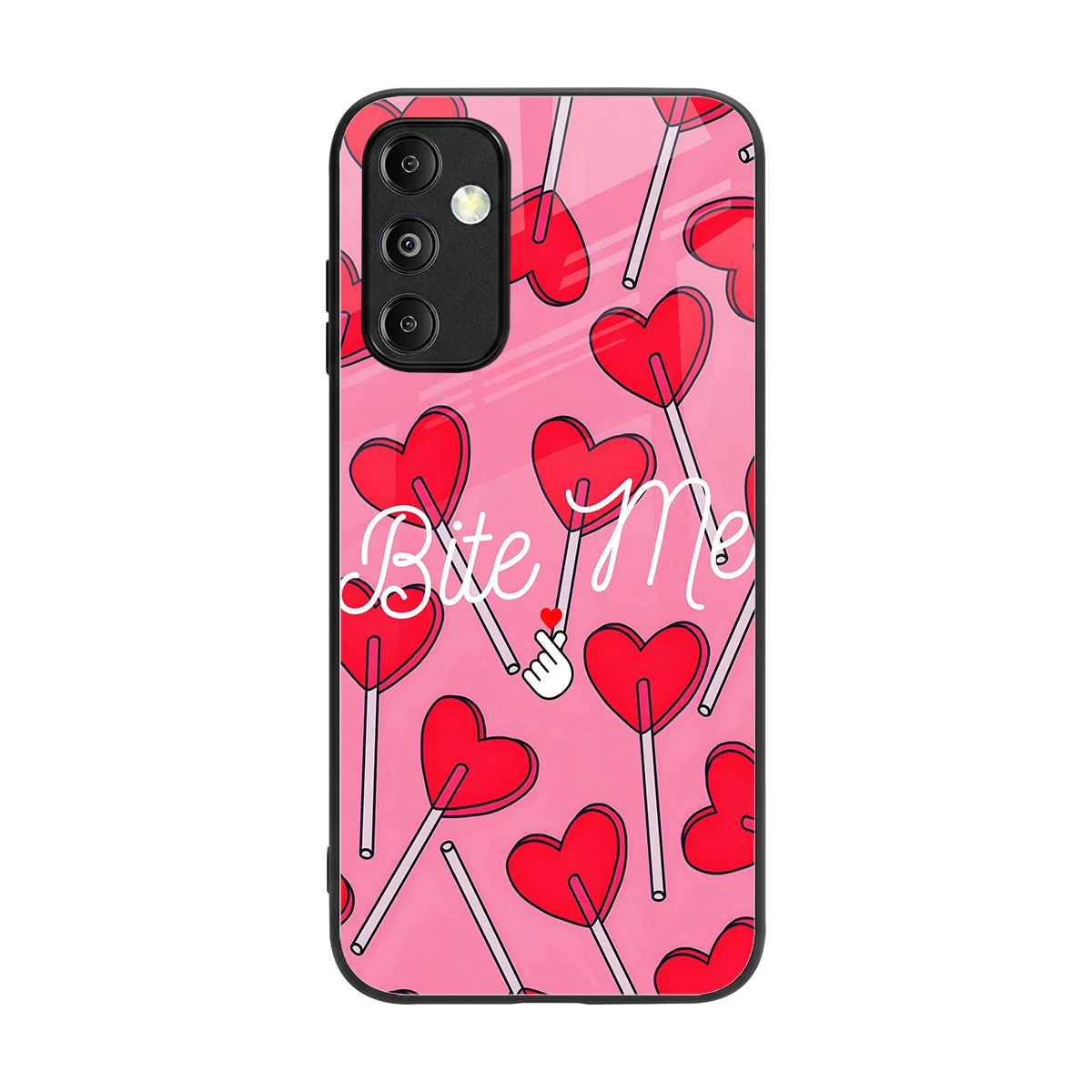 Bite Me back phone cover | glass case for samsung galaxy m14 5g