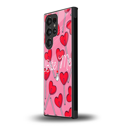 Bite Me samsung galaxy s24 ultra mobile cover | shockproof glass phone case