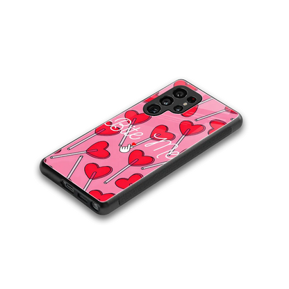Bite Me stylish phone case for samsung galaxy s26 ultra | glossy glass and slim fit