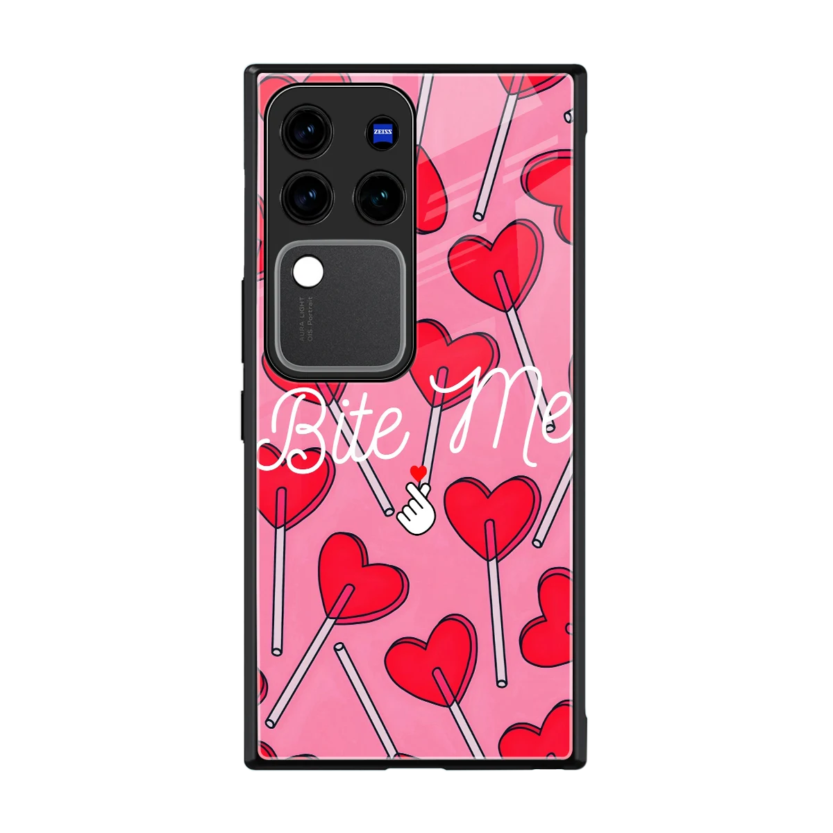 Bite Me back phone cover | glass case forvivo v30 pro