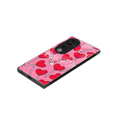 Bite Me stylish phone case for vivo v40 pro | glossy glass and slim fit