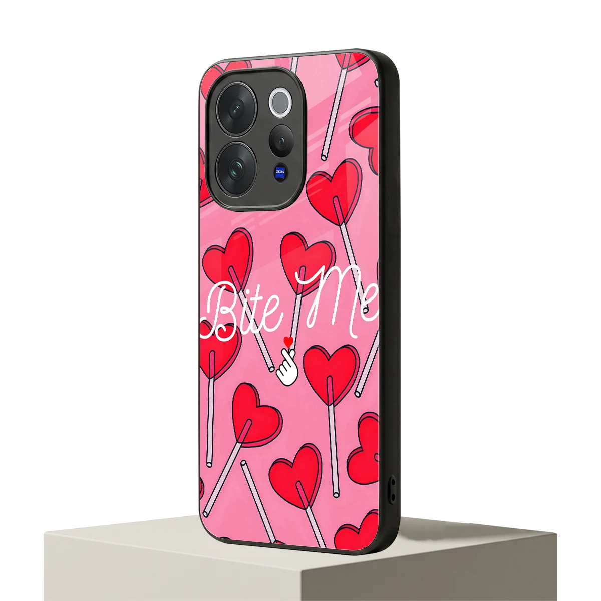 Bite Me vivo v70 elite mobile cover | shockproof glass phone case
