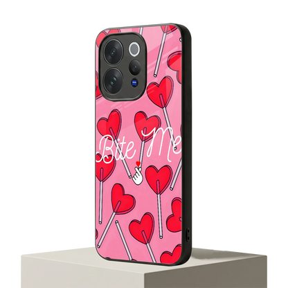 Bite Me vivo v70 elite mobile cover | shockproof glass phone case