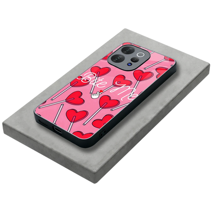 Bite Me stylish phone case for vivo v70 | glossy glass and slim fit