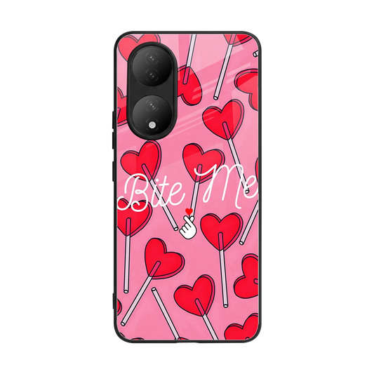 Bite Me back phone cover | glass case for Vivo-y100