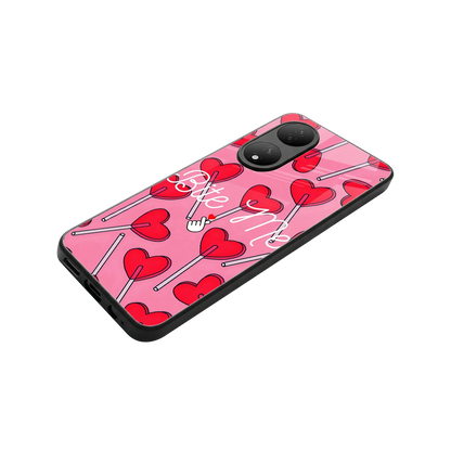 Bite Me stylish phone case for Vivo-y100 | glossy glass and slim fit