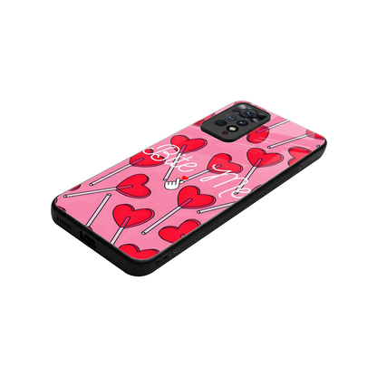 Bite Me stylish phone case for redmi note 11 pro | glossy glass and slim fit