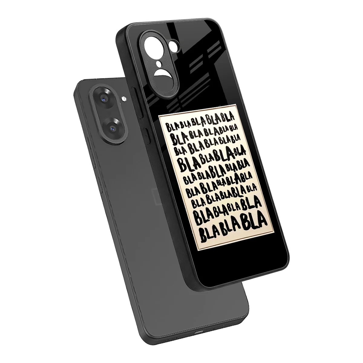 Bla Bla sleek oneplus nord ce5 5g cover with tempered glass back and TPU edges