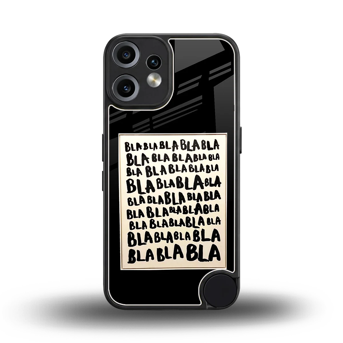 Bla Bla back phone cover | glass case for cmf nothing phone 2 pro