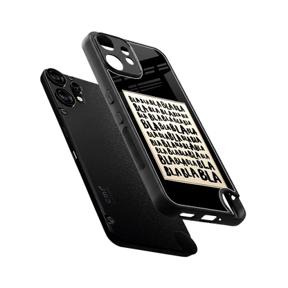 Bla Bla sleek cmf nothing phone 2 pro cover with tempered glass back and TPU edges
