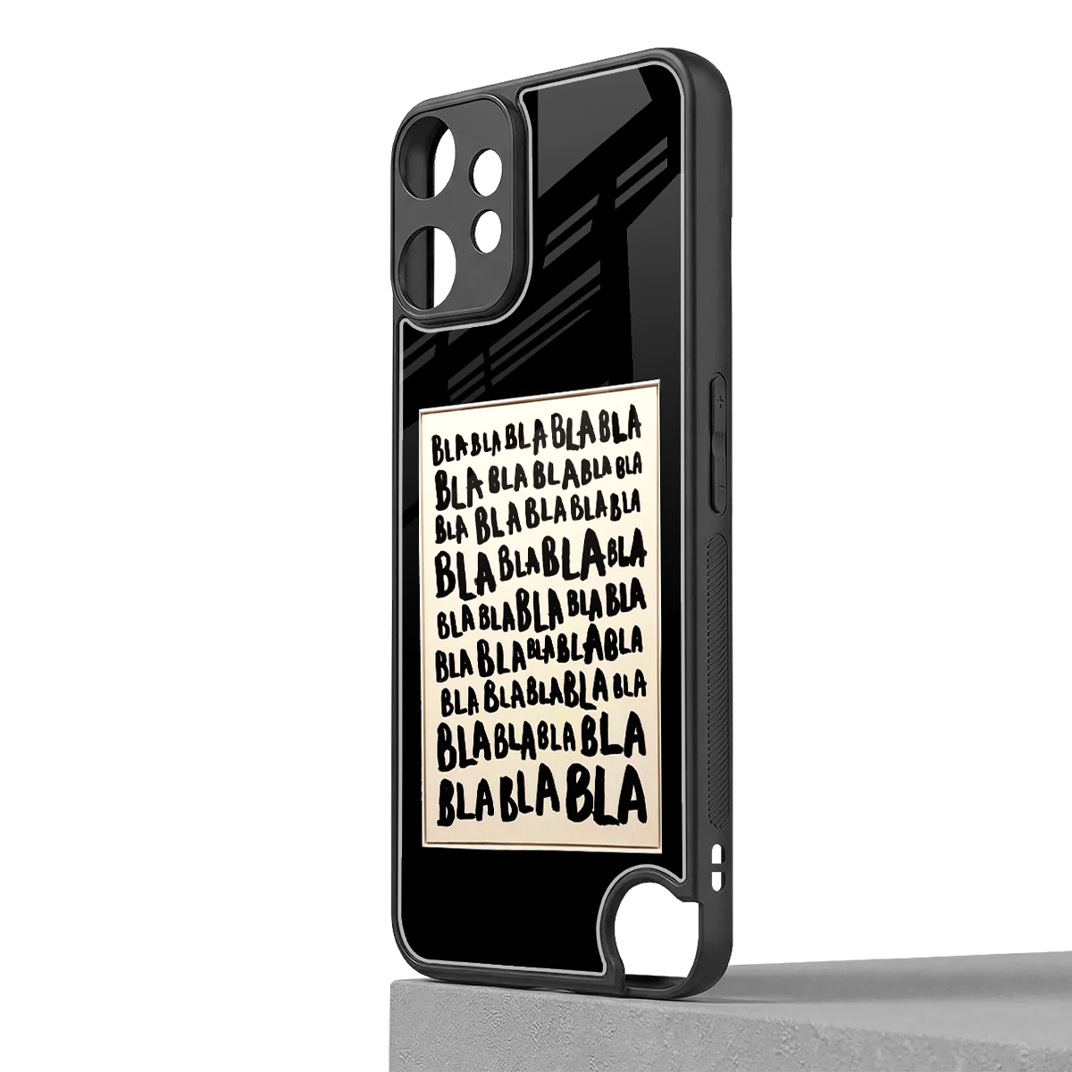 Bla Bla cmf nothing phone 2 pro mobile cover | shockproof glass phone case