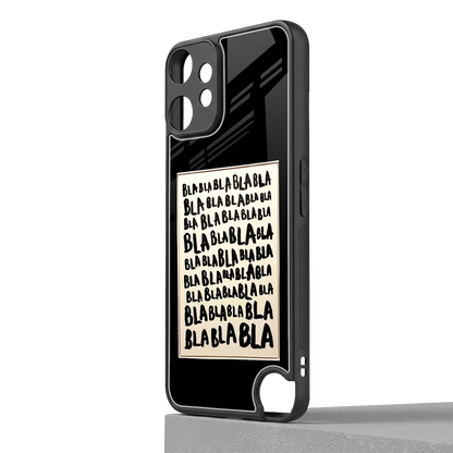 Bla Bla cmf nothing phone 2 pro mobile cover | shockproof glass phone case