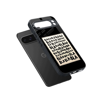 Bla Bla sleek google pixel 10 pro xl cover with tempered glass back and TPU edges