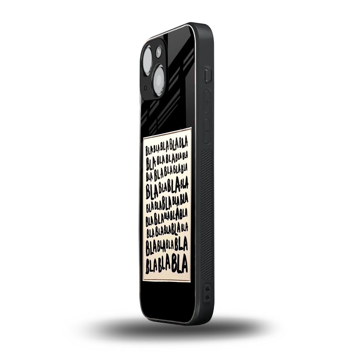 Bla Bla iphone 12 mini mobile cover | shockproof glass phone case