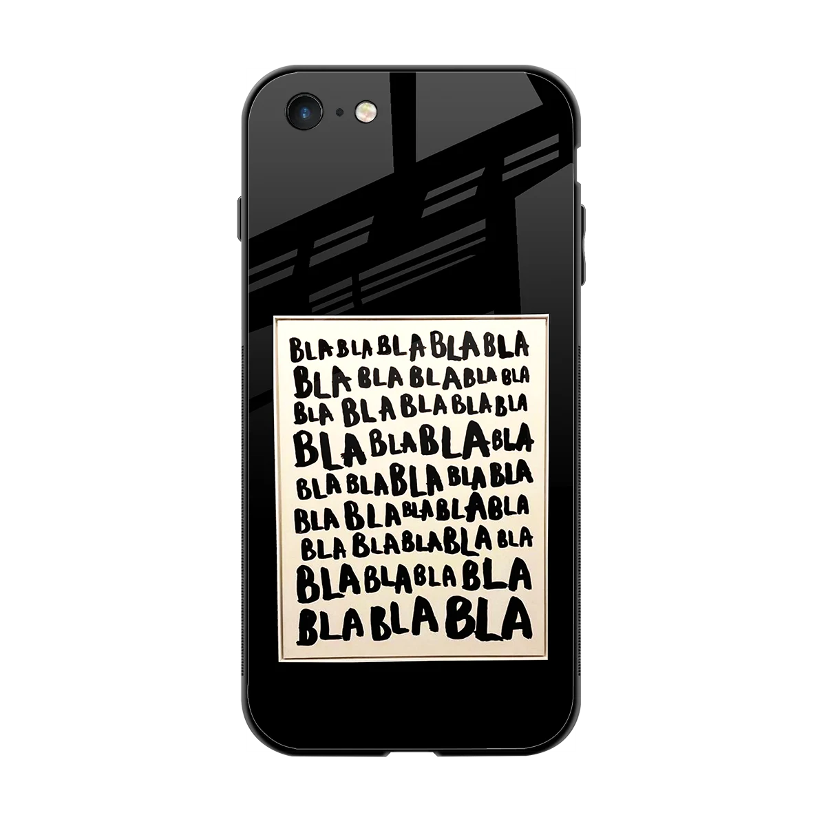 Bla Bla back phone cover | glass case for iphone 6