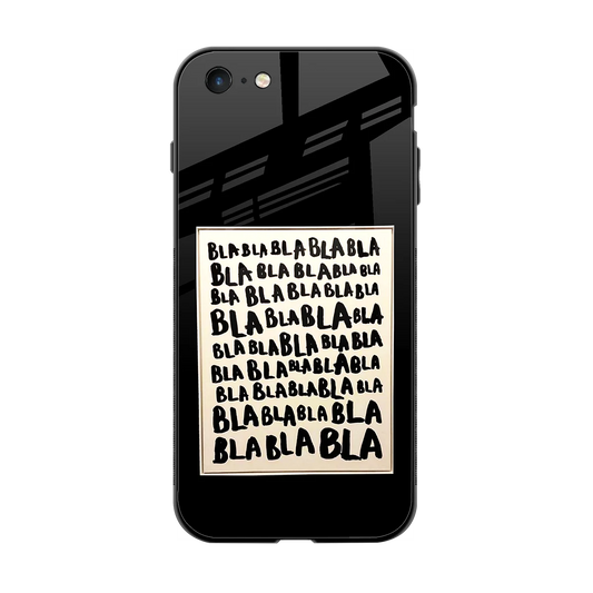 Bla Bla back phone cover | glass case for iphone 6