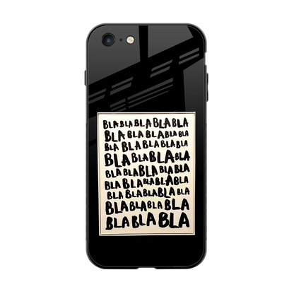 Bla Bla back phone cover | glass case for iphone 6s plus