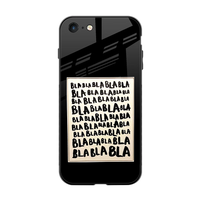Bla Bla back phone cover | glass case for iphone 7