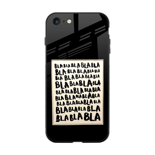 Bla Bla back phone cover | glass case for iphone 7