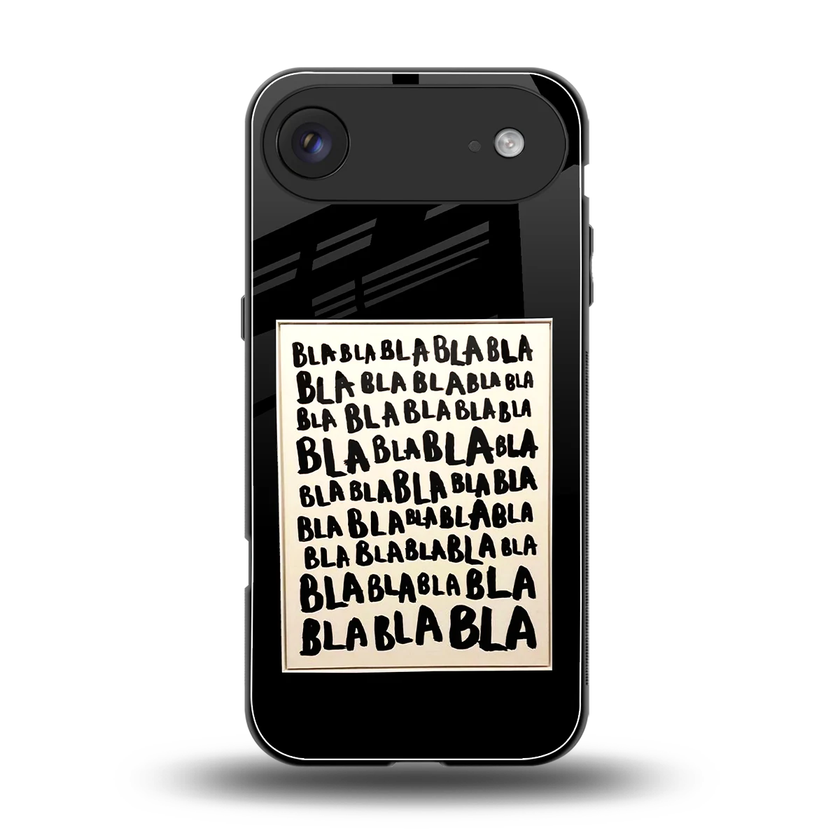 Bla Bla back phone cover | glass case for iphone air