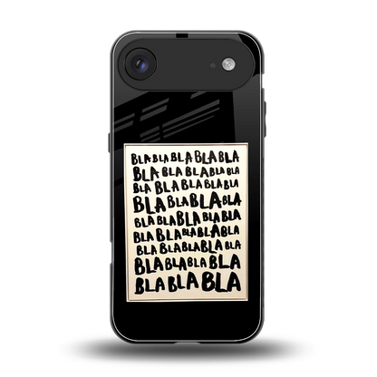 Bla Bla back phone cover | glass case for iphone air