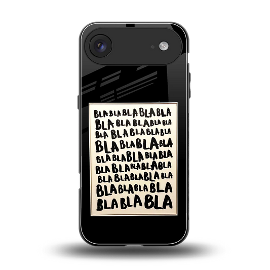 Bla Bla back phone cover | glass case for iphone air