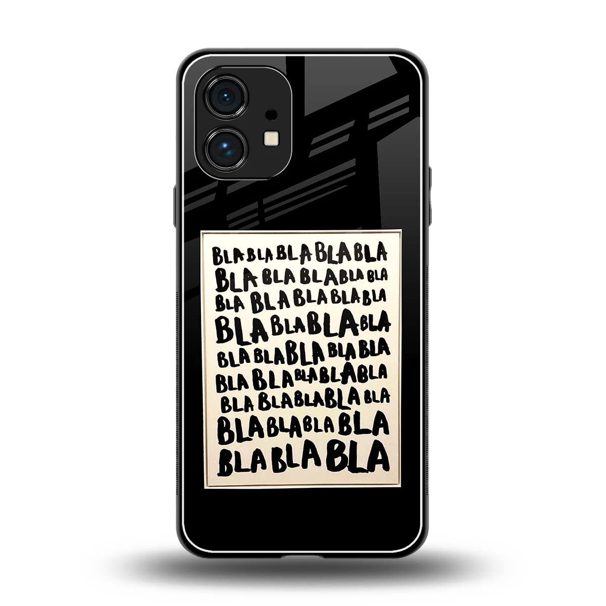 Bla Bla back phone cover | glass case for nothing phone 1