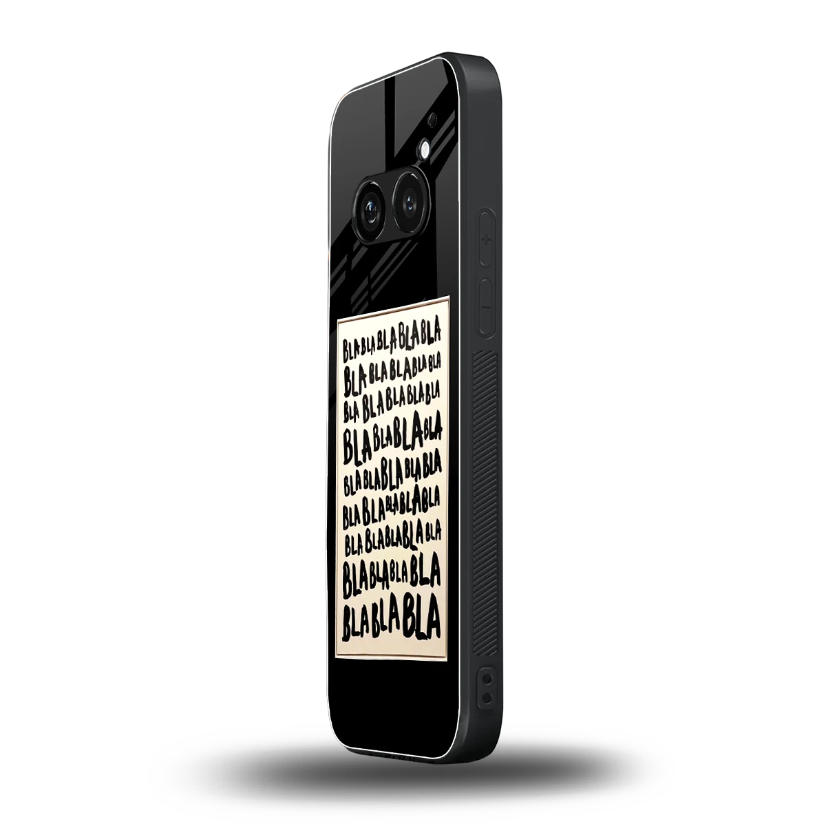 Bla Bla nothing phone 2a plus mobile cover | shockproof glass phone case
