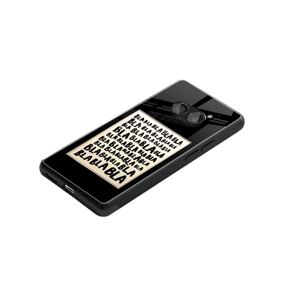 Bla Bla stylish phone case for nothing phone 2a plus | glossy glass and slim fit