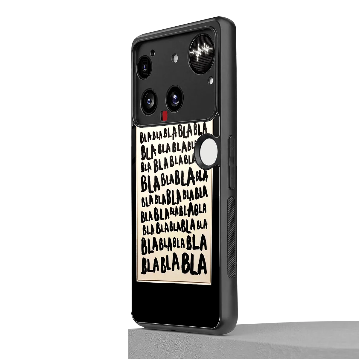 Bla Bla nothing phone 3 mobile cover | shockproof glass phone case