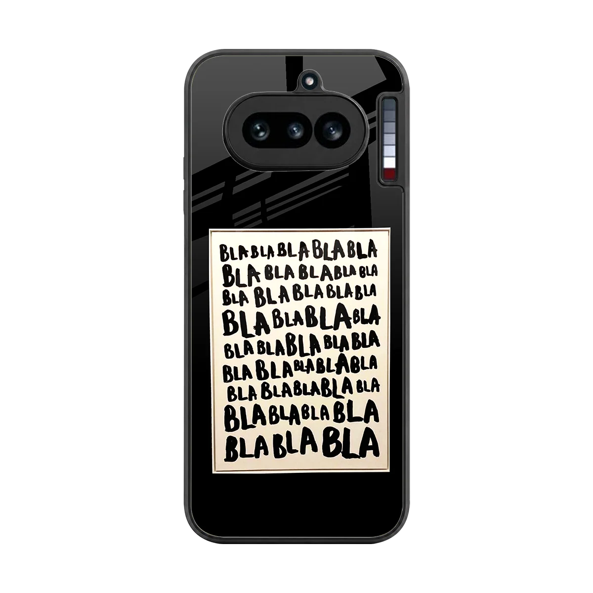 Bla Bla back phone cover | glass case for nothing phone 4a