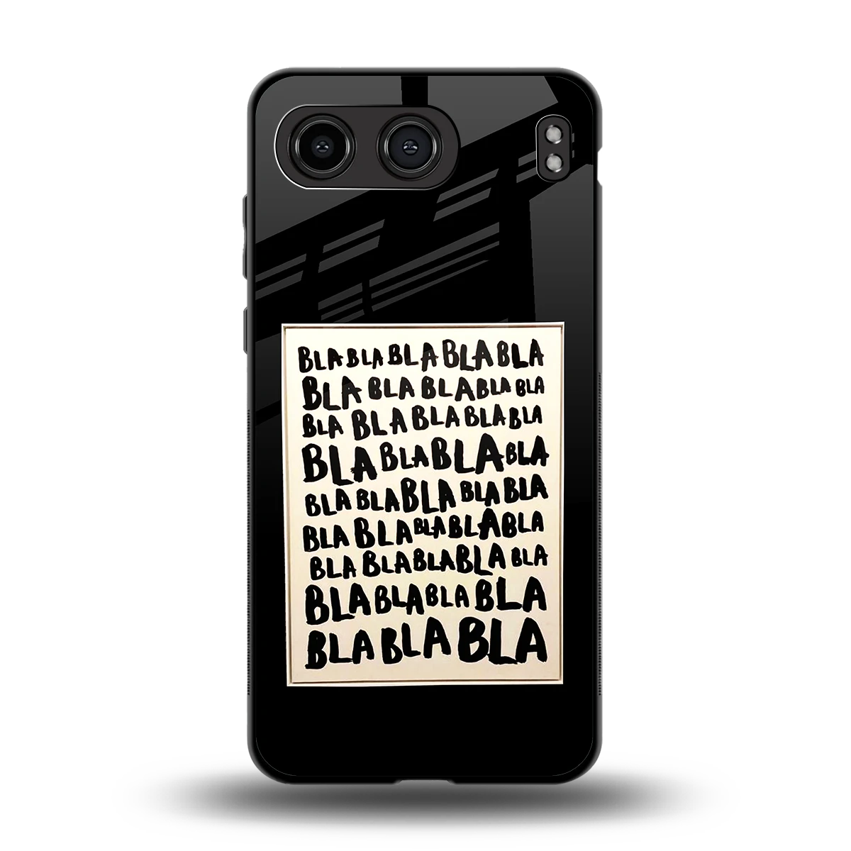Bla Bla back phone cover | glass case for oneplus nord 4