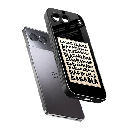 Bla Bla sleek oneplus nord 4 cover with tempered glass back and TPU edges