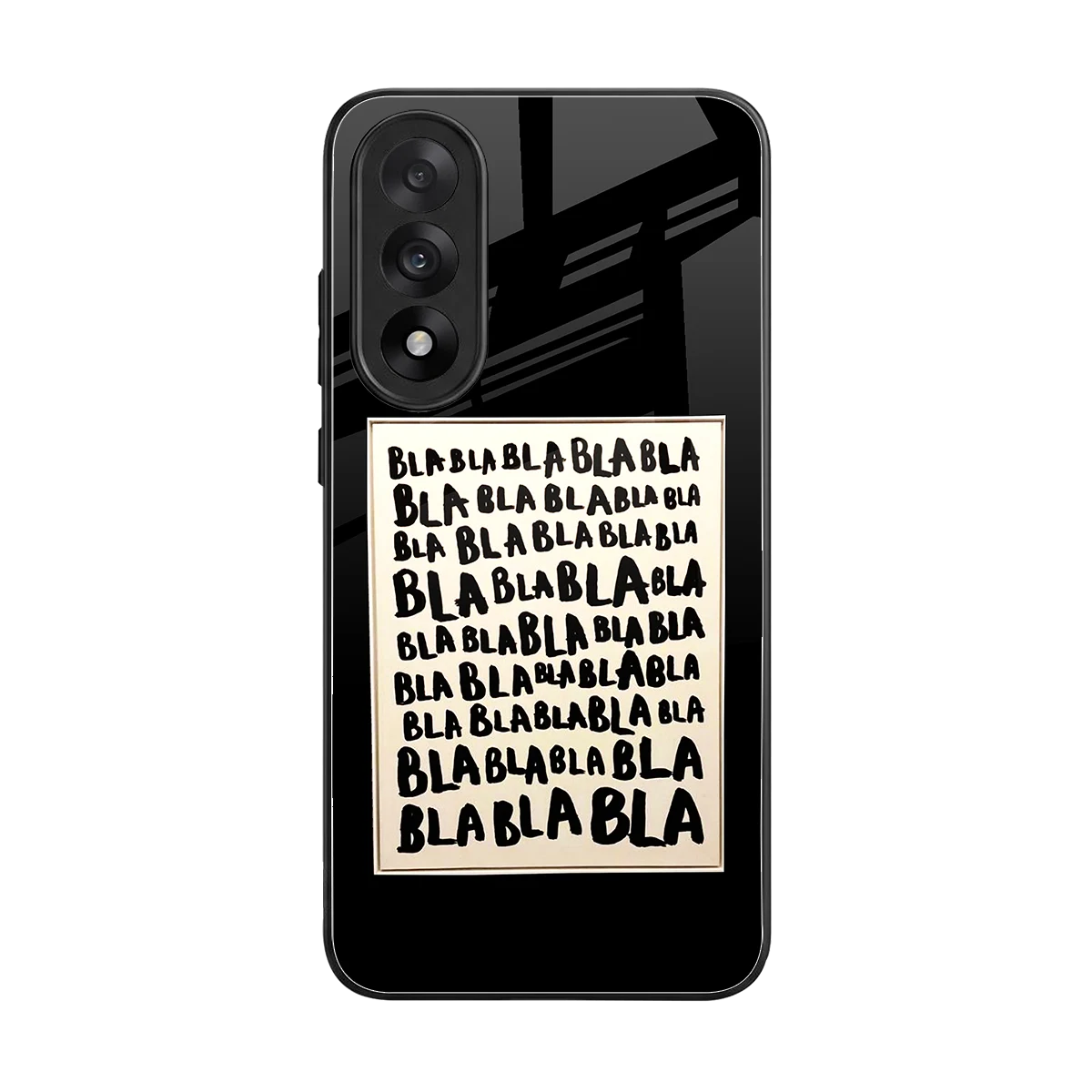 Bla Bla back phone cover | glass case for oneplus nord 5