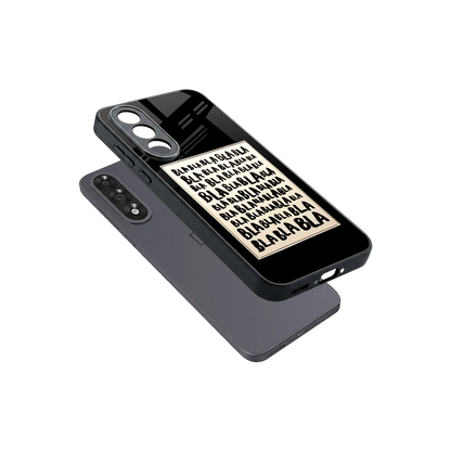 Bla Bla sleek oneplus nord 5 cover with tempered glass back and TPU edges