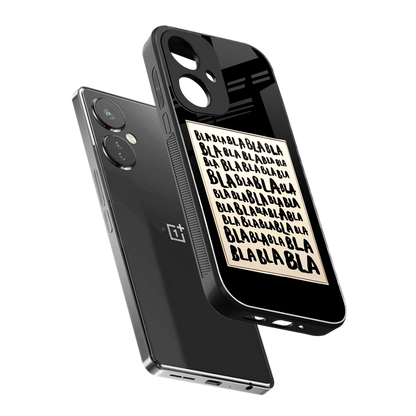 Bla Bla sleek oneplus nord ce 3 cover with tempered glass back and TPU edges