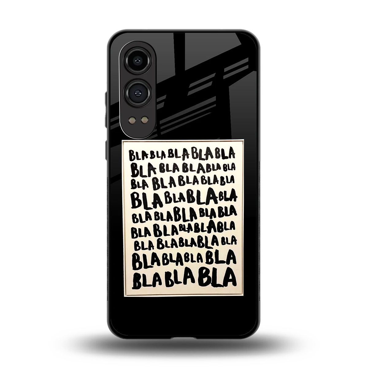 Bla Bla back phone cover | glass case for oneplus nord ce 4 lite