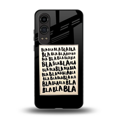 Bla Bla back phone cover | glass case for oneplus nord ce 4 lite