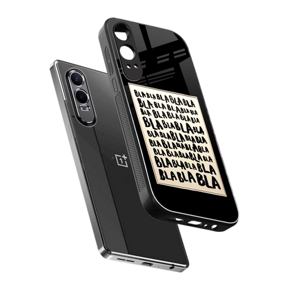 Bla Bla sleek oneplus nord ce 4 lite cover with tempered glass back and TPU edges