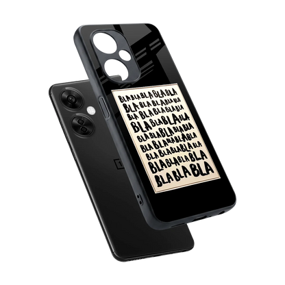 Bla Bla sleek oneplus nord ce 3 lite cover with tempered glass back and TPU edges