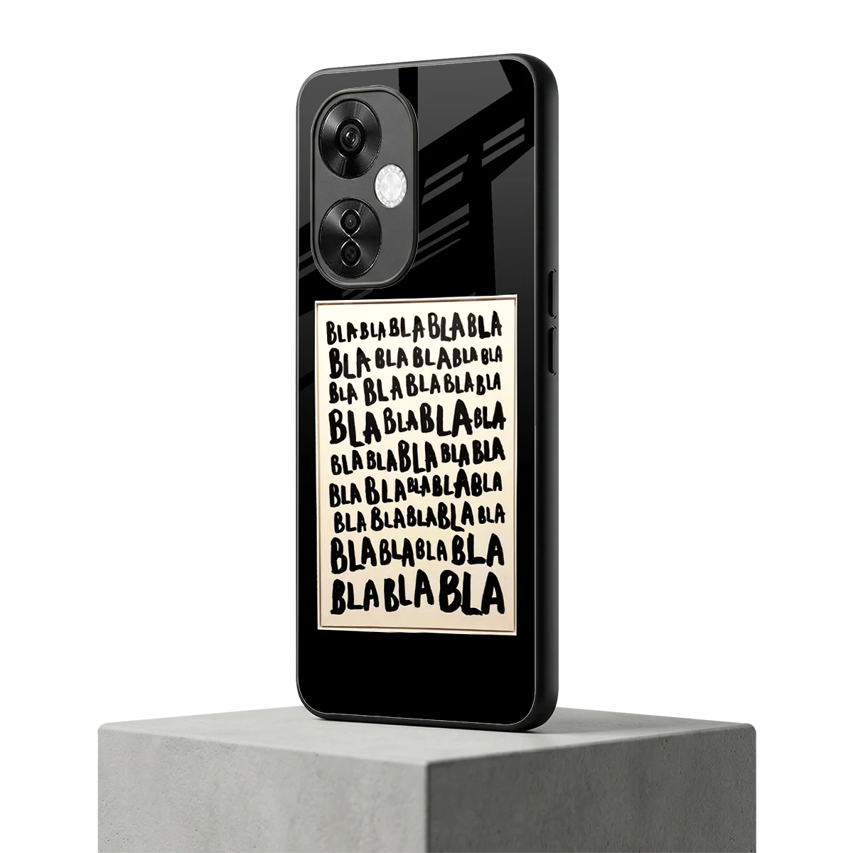 Bla Bla oneplus nord ce 3 lite mobile cover | shockproof glass phone case