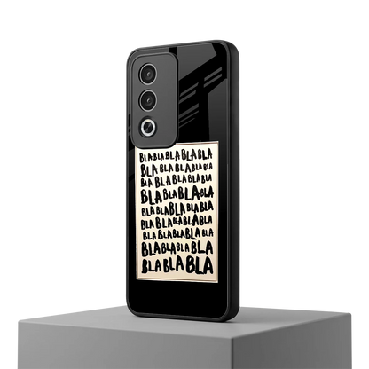 Bla Bla oppo a3 pro mobile cover | shockproof glass phone case