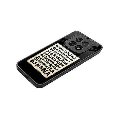 Bla Bla stylish phone case for oppo f29 5g | glossy glass and slim fit