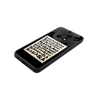 Bla Bla stylish phone case for oppo f29 pro 5g | glossy glass and slim fit