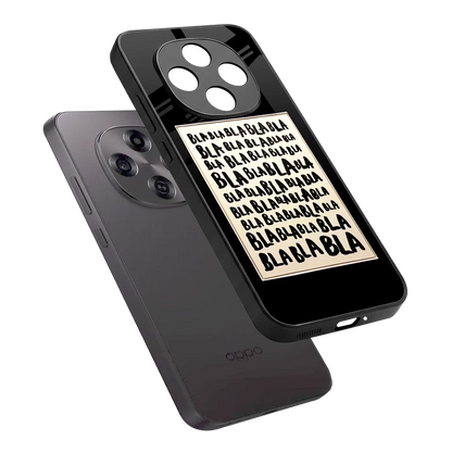 Bla Bla sleek oppo f31 pro 5g cover with tempered glass back and TPU edges