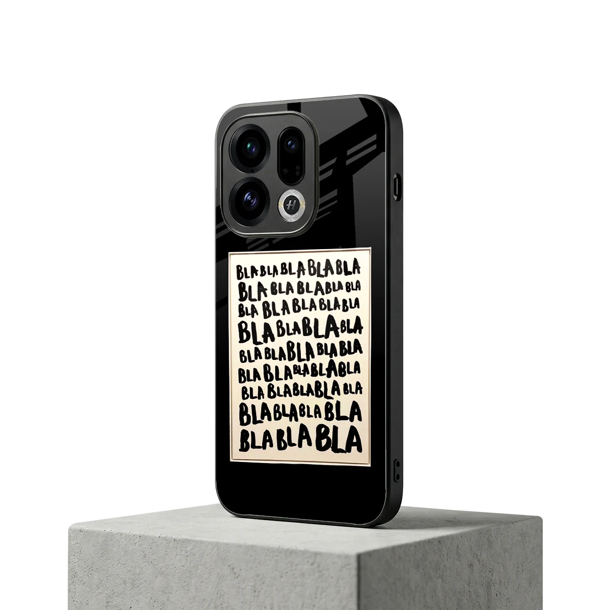 Bla Bla oppo find x9 mobile cover | shockproof glass phone case