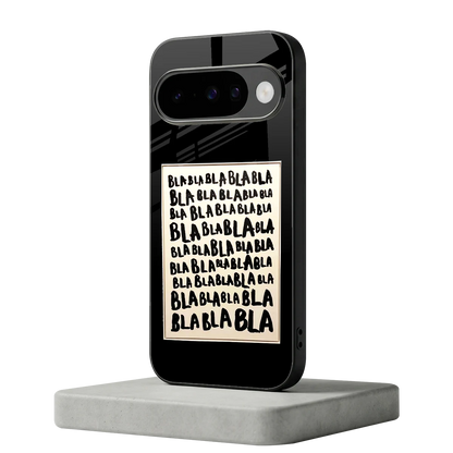 Bla Bla google pixel 10 mobile cover | shockproof glass phone case