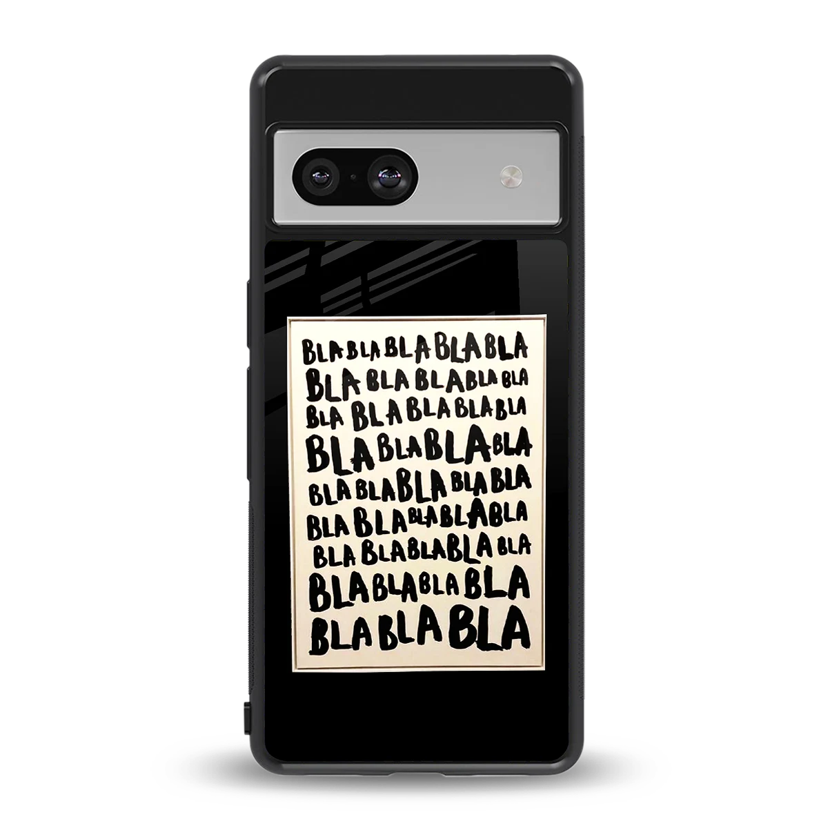 Bla Bla back phone cover | glass case for google pixel 7